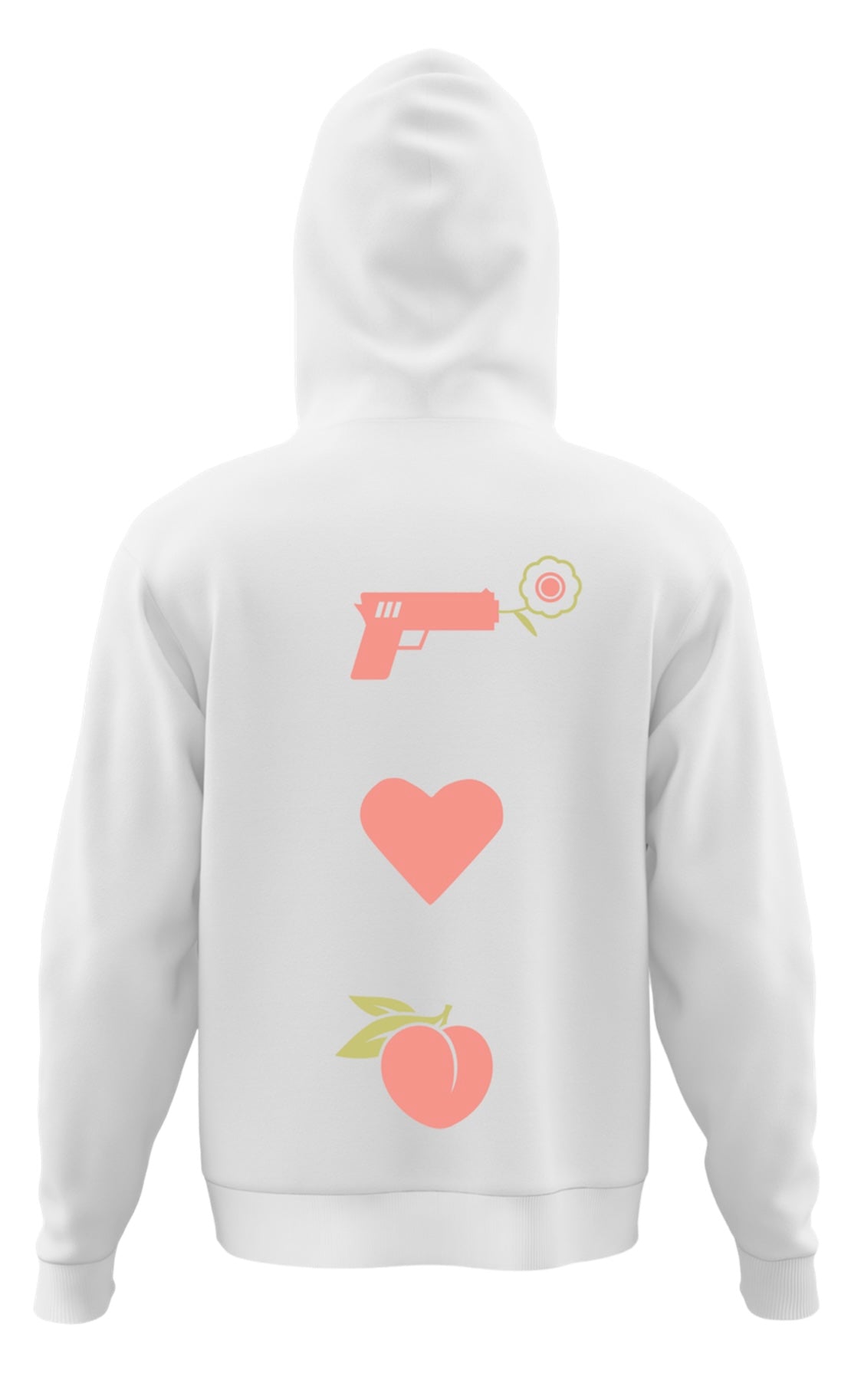 Peace Love Peach hoodie